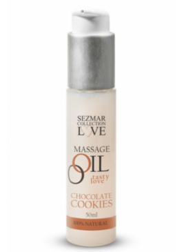 Huile de massage comestible cookie chocolat 50ml - SEZ002